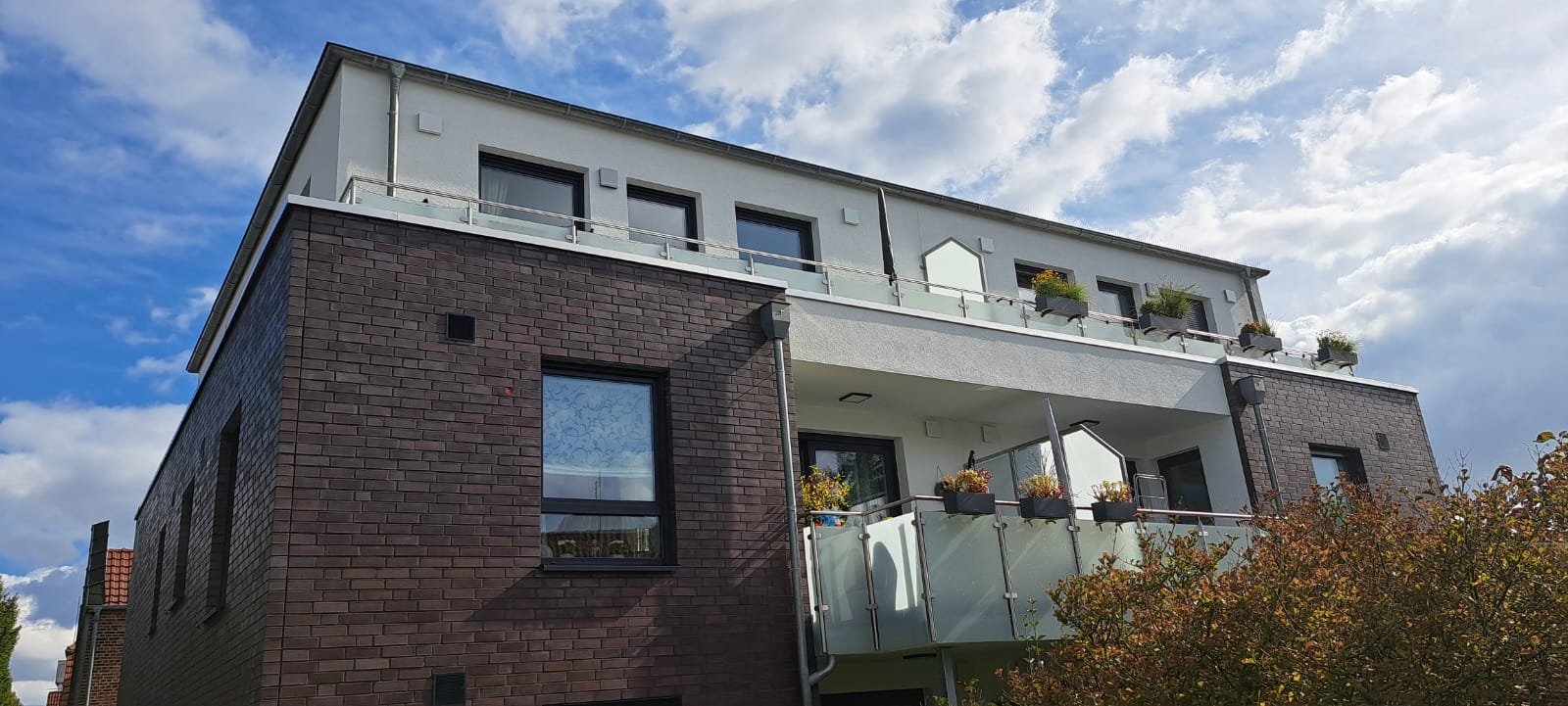 Fertiggestelltes Mehrfamilienhaus in Freckenhorst