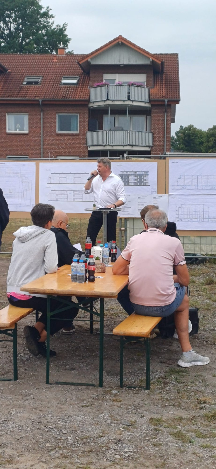 Vorstellung der Planung vor Ort